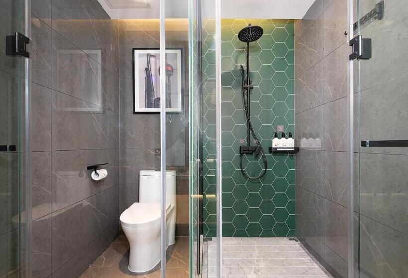 Standart Oda, Country Inn & Suite By Radisson, Tianjin Wuqing Development Zone Wanda Plaza