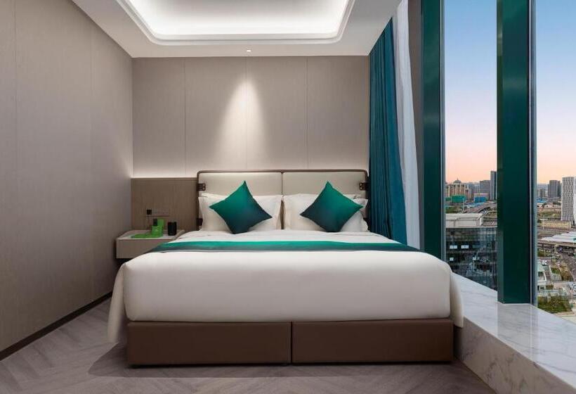 חדר סופריור עם מיטת קינג, Wingate By Wyndham Urumqi Railway Station