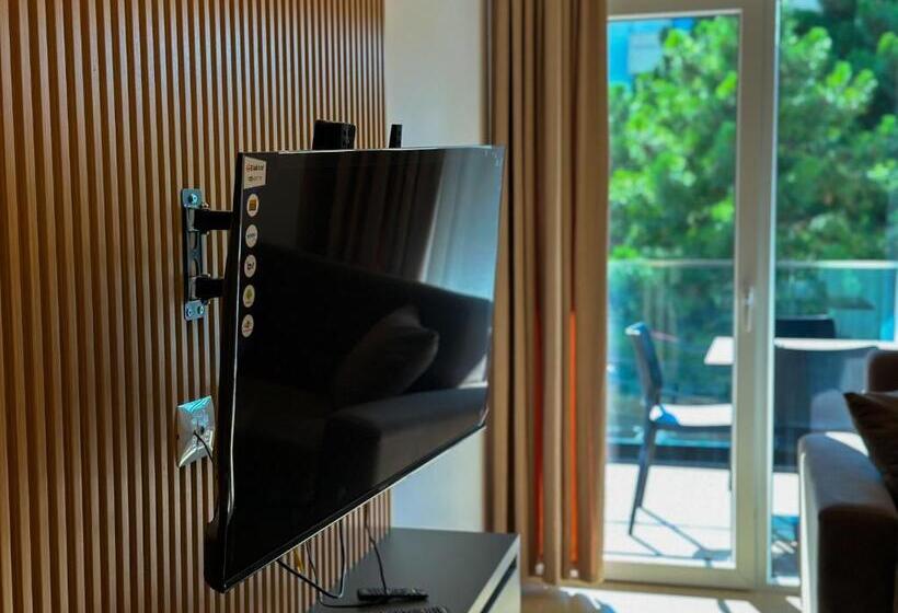 شقة غرفة نوم واحدة مطلة على المدينة, Aral Apartments   Shengjin City Gate