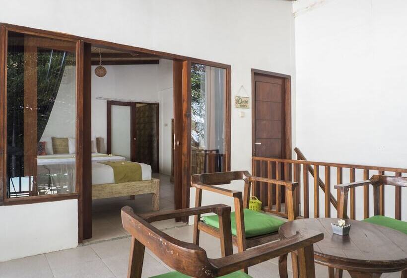 Бунгало Deluxe, Gili Turtle Beach Resort
