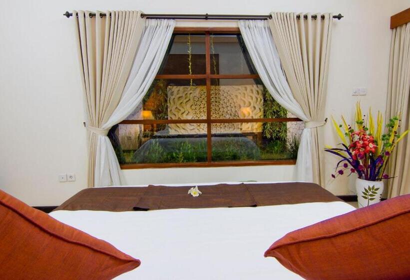 اتاق استاندارد با چشم‌انداز استخر, Maha Residence Guest House