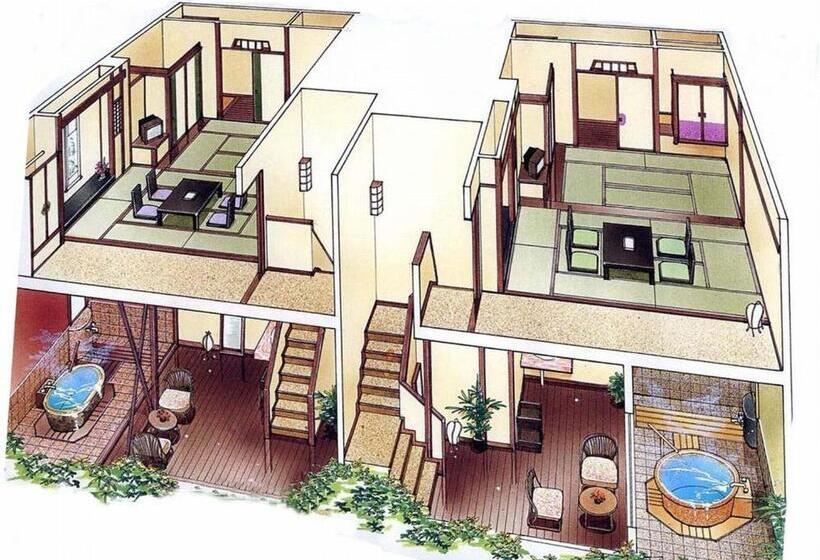 디럭스 룸, Hishino Onsen Tokiwakan