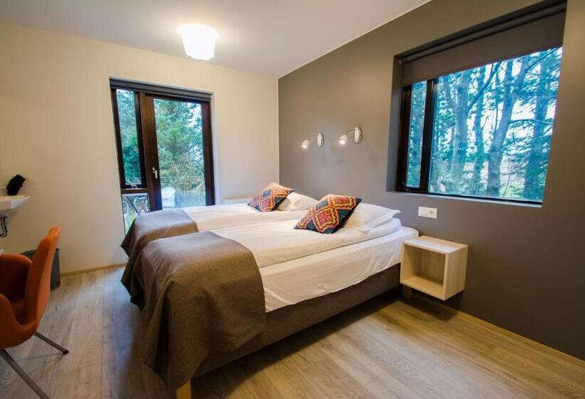 اتاق استاندارد با سرویس بهداشتی مشترک, Brekkugerdi Guesthouse