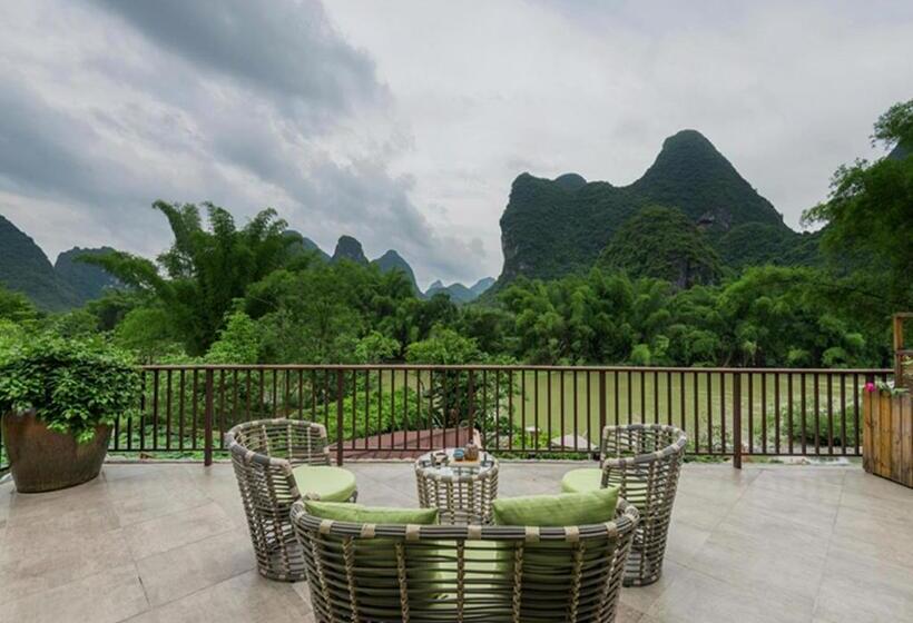 غرفة ديلوكس مزودة بشرفة, The Apsara Lodge