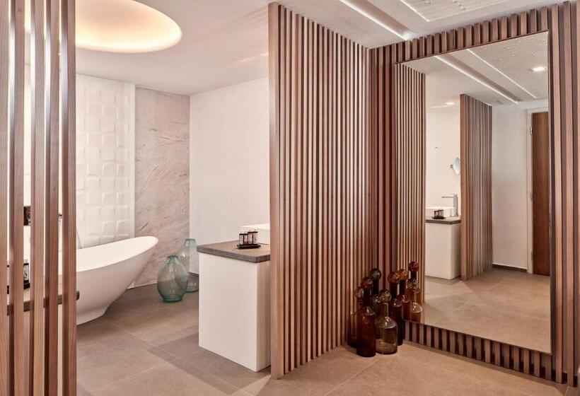 جناح جونيور مزوَّد بحمام سباحة, Myconian Korali Relais & Chateaux