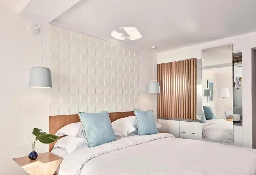 Deluxe-huone Sivuttainen Merinäkymä, Myconian Korali Relais & Chateaux