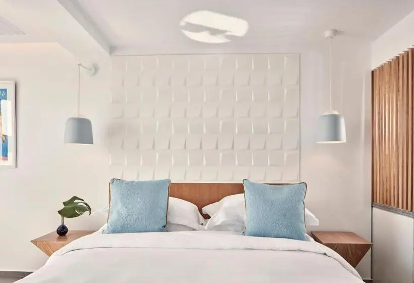 Deluxe-huone Sivuttainen Merinäkymä, Myconian Korali Relais & Chateaux