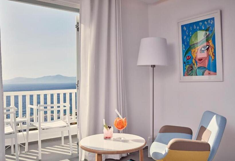 Premium room with view, Myconian Korali Relais & Chateaux