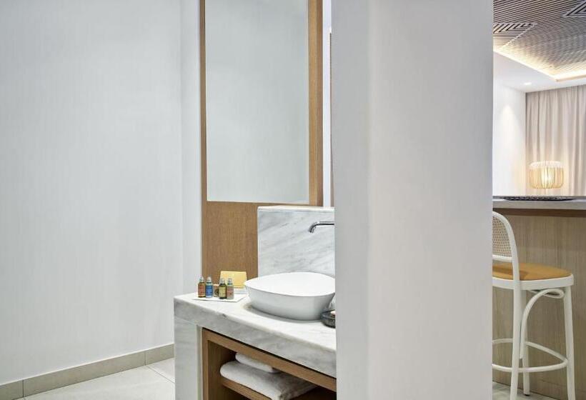 סוויטת ג'וניור נוף לים, Myconian Korali Relais & Chateaux