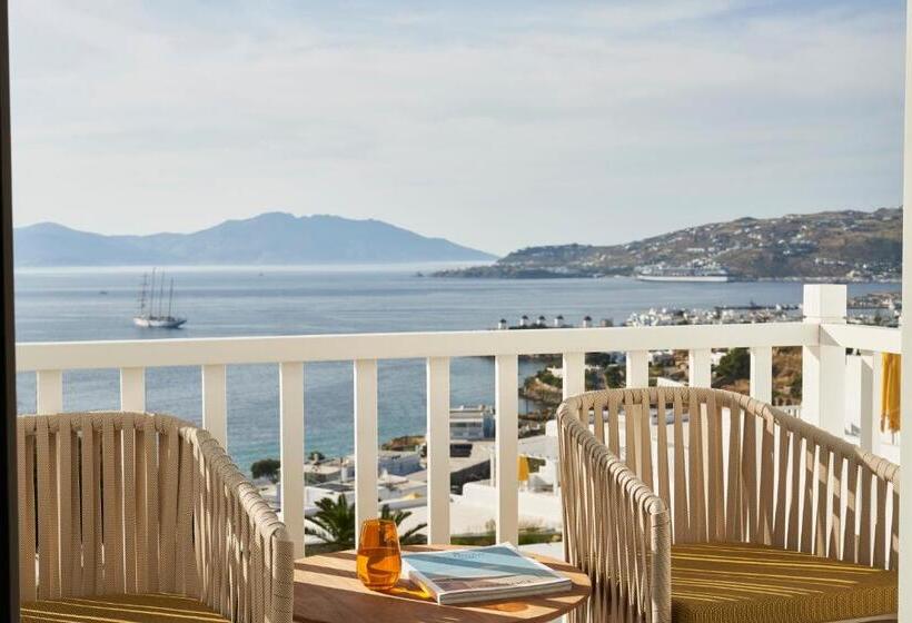 جناح جونيور مطلّ علي البحر, Myconian Korali Relais & Chateaux