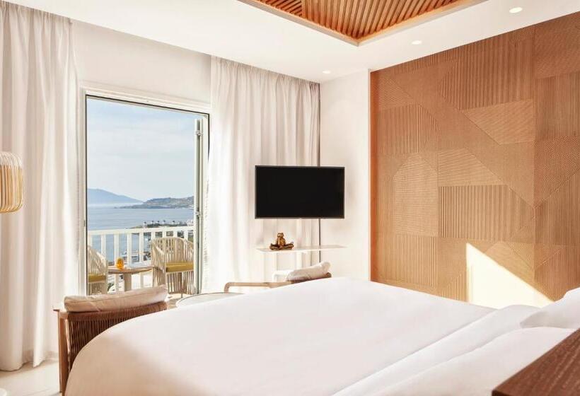 סוויטת ג'וניור נוף לים, Myconian Korali Relais & Chateaux