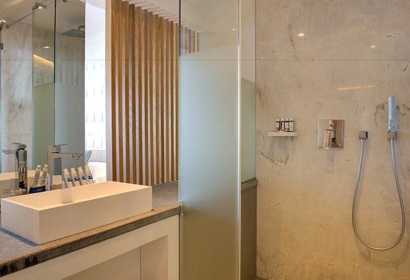 חדר דלוקס צדדי נוף לים, Myconian Korali Relais & Chateaux