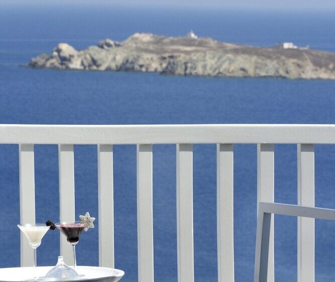 オーシャンビューのプレミアムルーム。, Myconian Korali Relais & Chateaux
