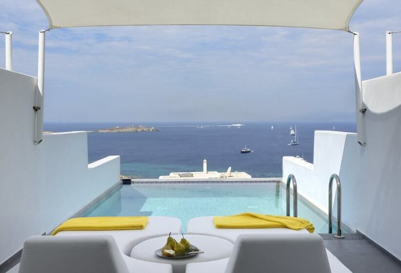 オーシャンビュースーペリアールーム, Myconian Korali Relais & Chateaux