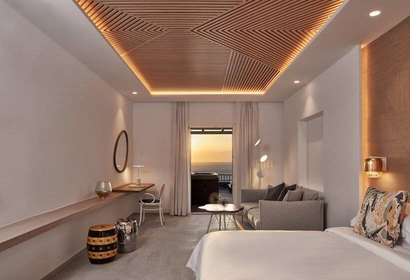 جناح جونيور مطلّ علي البحر, Myconian Korali Relais & Chateaux