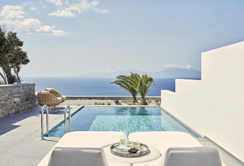 סוויטת ג'וניור נוף לים, Myconian Korali Relais & Chateaux