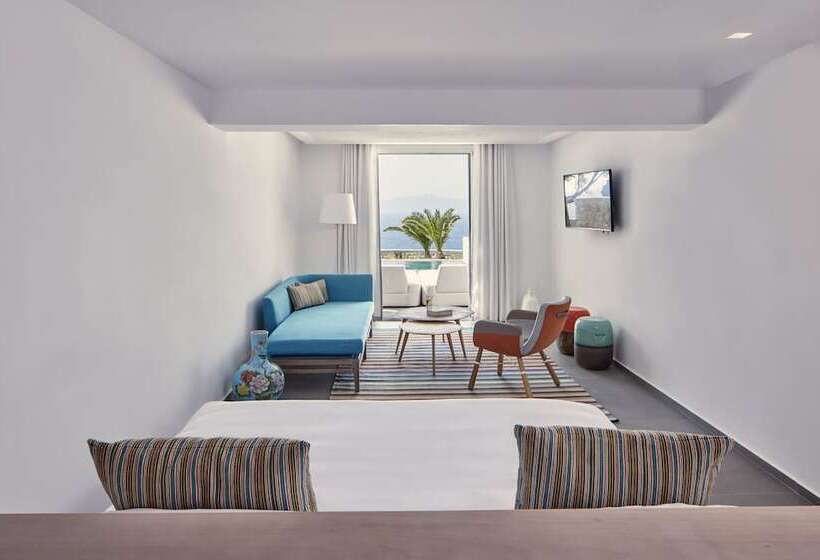 סוויטת ג'וניור נוף לים, Myconian Korali Relais & Chateaux