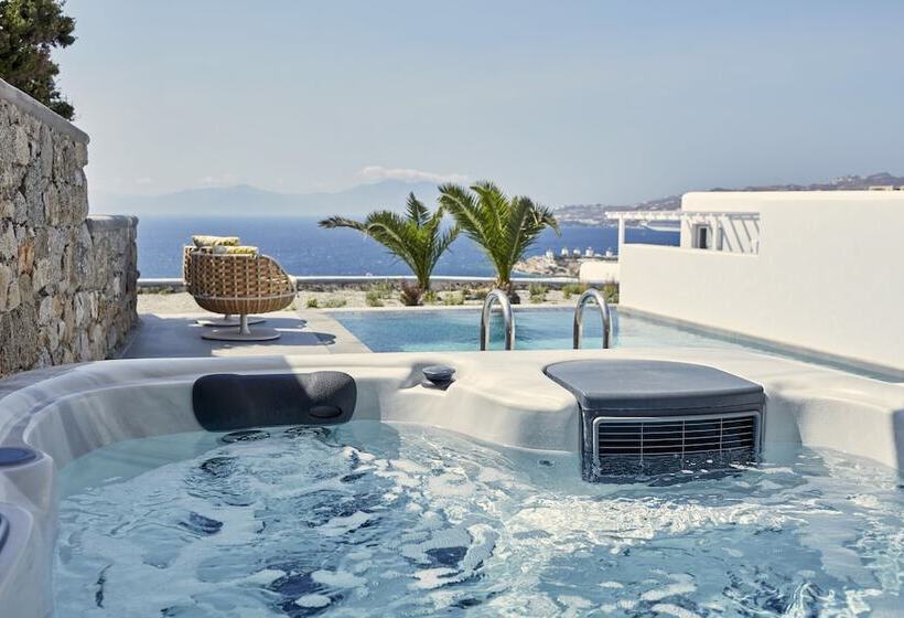 סוויטת ג'וניור נוף לים, Myconian Korali Relais & Chateaux