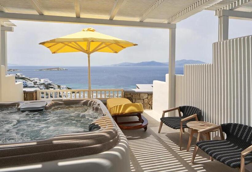 סוויטת ג'וניור, Myconian Korali Relais & Chateaux