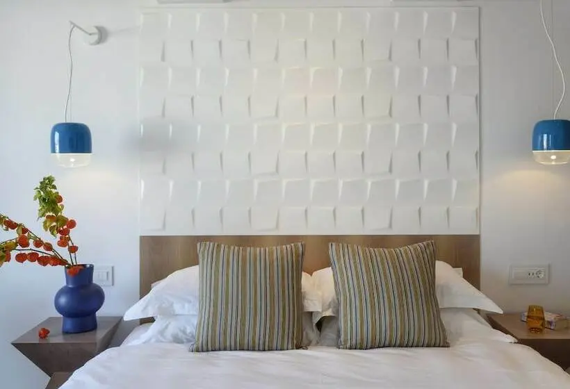 Deluxe-huone Sivuttainen Merinäkymä, Myconian Korali Relais & Chateaux