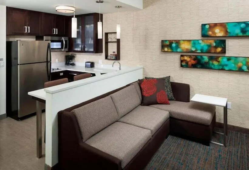 キングサイドベッドのスタンダードワンルーム, Residence Inn By Marriott Clearwater Beach