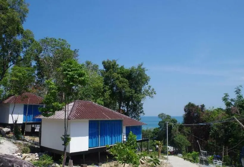 اتاق لوکس با چشم‌انداز دریا, Koh Rong Ocean View Bungalows