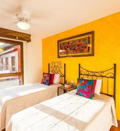 マスタースイートルーム, Casa Lotería Pueblito Sayulita Colorful, Family And Relax Experience With Private Parking And Pool