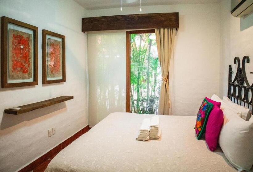 חדר משפחתי פרמיום, Casa Lotería  Pueblito Sayulita  Colorful, Family And Relax Experience With Private Parking And Pool