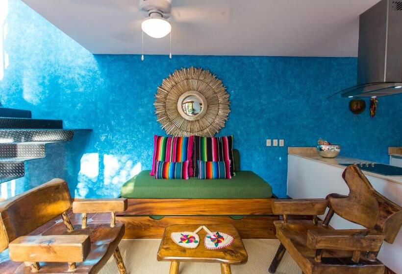 סוויטת מאסור, Casa Lotería  Pueblito Sayulita  Colorful, Family And Relax Experience With Private Parking And Pool