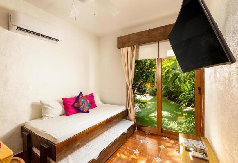 חדר משפחתי פרמיום, Casa Lotería  Pueblito Sayulita  Colorful, Family And Relax Experience With Private Parking And Pool