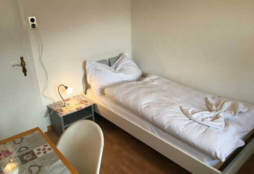 חדר סטנדרד יחיד חדר אמבטיה משותף, Gasthaus   Restaurant Simplon Va Hie