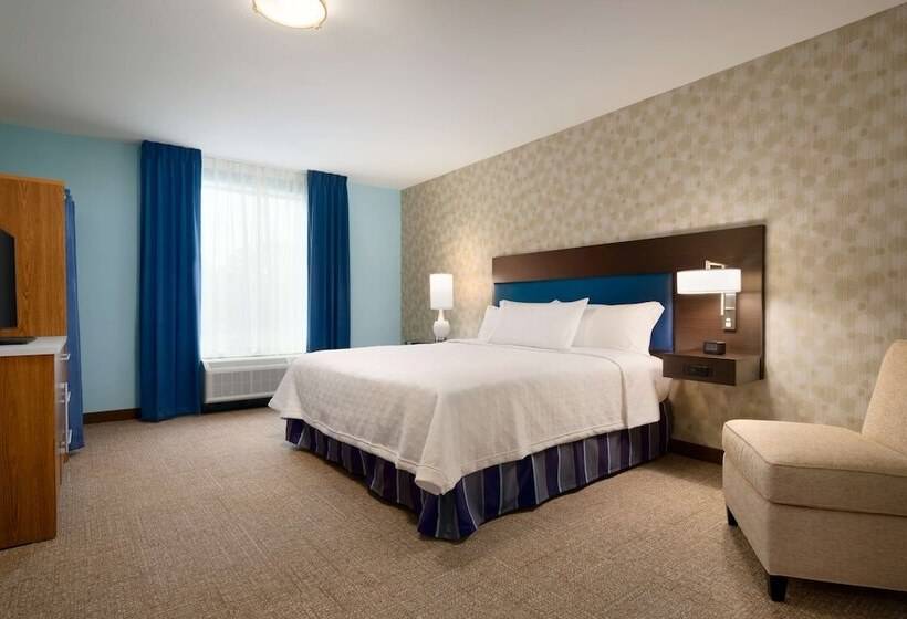 스탠다드 스튜디오 더블 침대, Home2 Suites By Hilton Joliet/plainfield