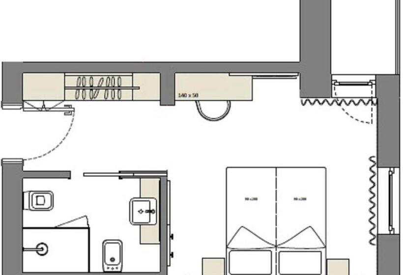 غرفة قياسية مطلّة علي حمام السباحة, Vineus Tramin