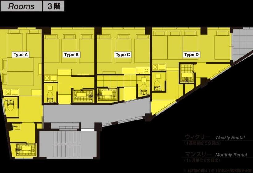 חדר סטנדרט לשלושה, Guest House Golden Mile Hostel