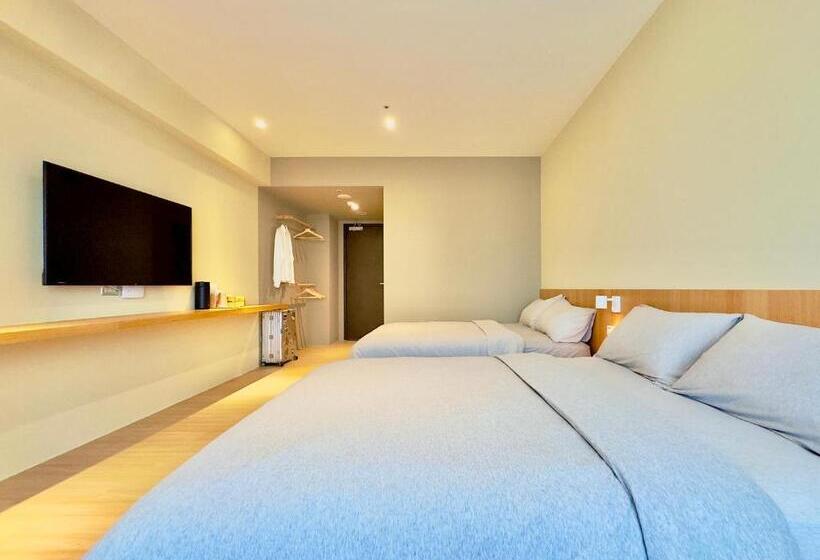 اتاق کلاسیک چهارنفره, Brown House Hotel Taipei Main Station