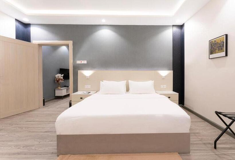 침실 1개 디럭스 아파트, الكراني للشقق الفندقية