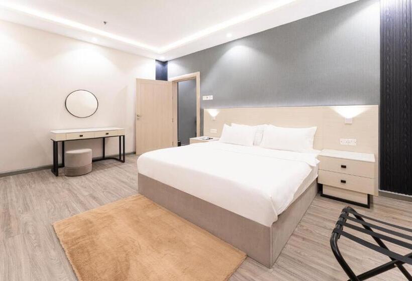 침실 1개 디럭스 아파트, الكراني للشقق الفندقية