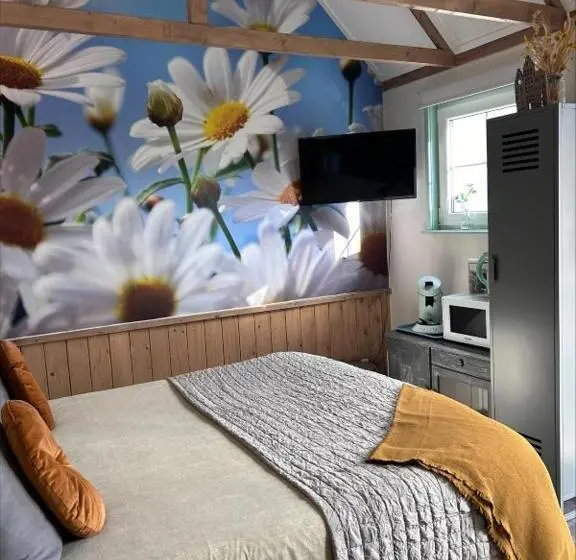 テラス付きスタンダードルーム, Bed En Brochje De Oase