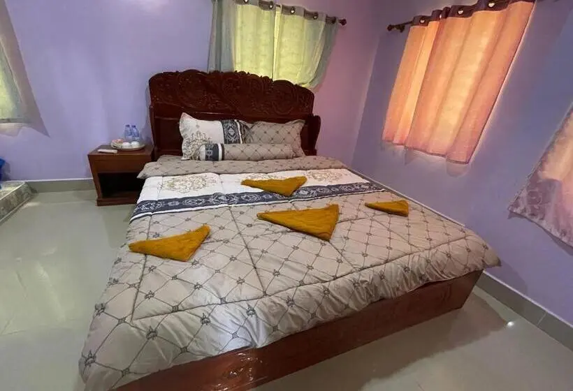 キングサイズベッドのデラックスルーム, Siem Reap Lodge Eecfc Homestay Vsv