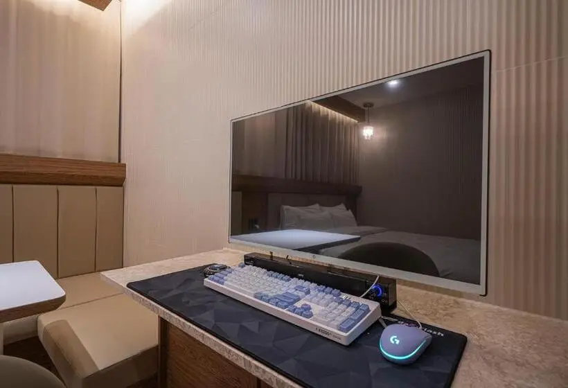 キングサイズベッドのデラックスルーム, Sangju Brown Dot Hotel Sangju Branch