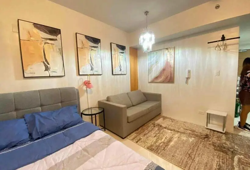 ダブルベッドのスタンダードスタジオ, Studio Condo Near Ayala, Cebu East Gate