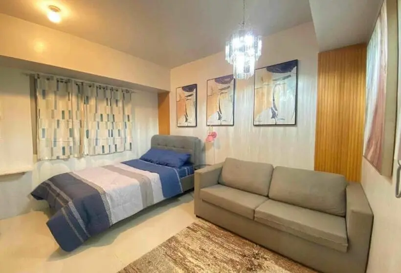ダブルベッドのスタンダードスタジオ, Studio Condo Near Ayala, Cebu East Gate