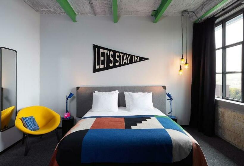 キングサイズベッドのデラックスルーム, The Social Hub Maastricht