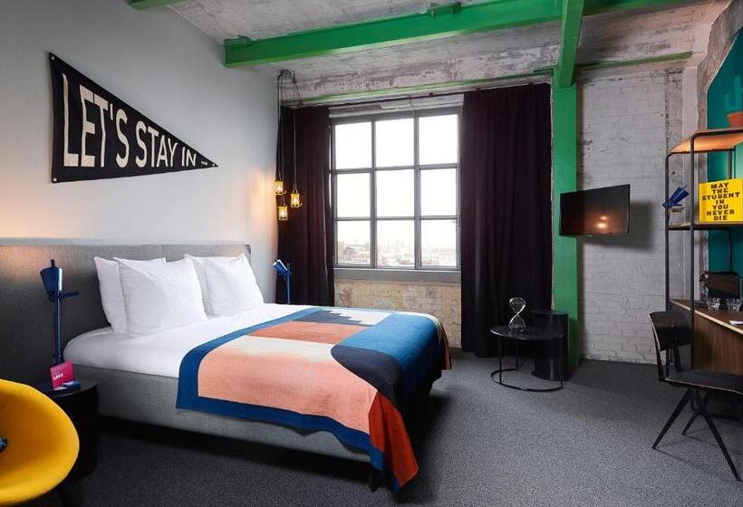 キングサイズベッドのデラックスルーム, The Social Hub Maastricht