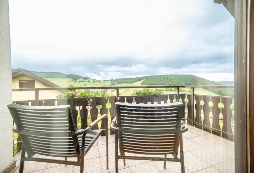 小型套房带阳台, Bergseele Seminar  & Retreathotel Schwarzwald