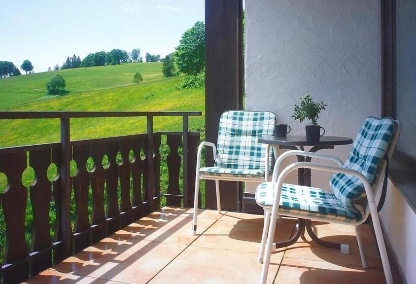 标准间带阳台, Bergseele Seminar  & Retreathotel Schwarzwald