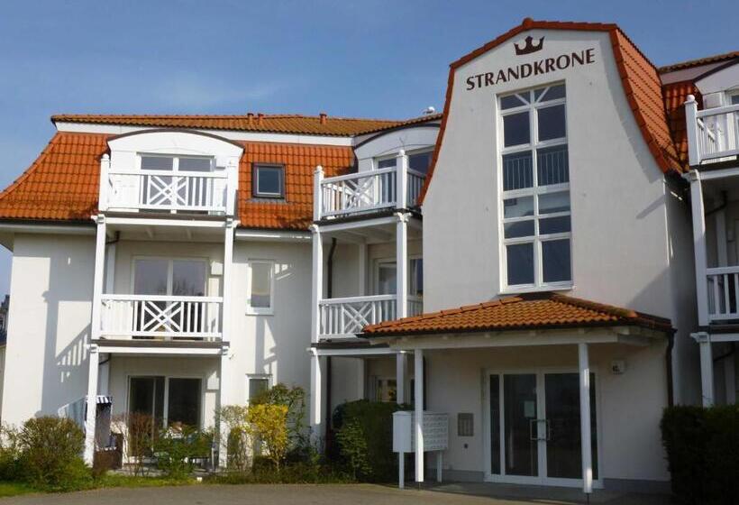 带1个卧室的带阳台的公寓, Residenz Strandkrone 02