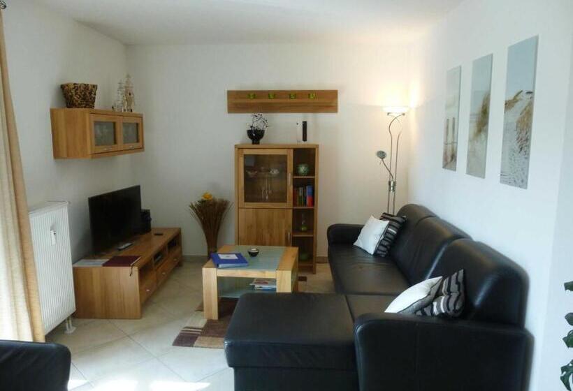 带1个卧室的带阳台的公寓, Residenz Strandkrone 02