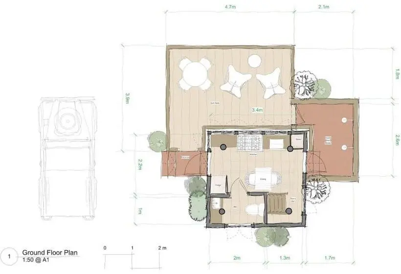 خانه 1 خوابه, The Watch Tower 360 Bed View Shower Understars