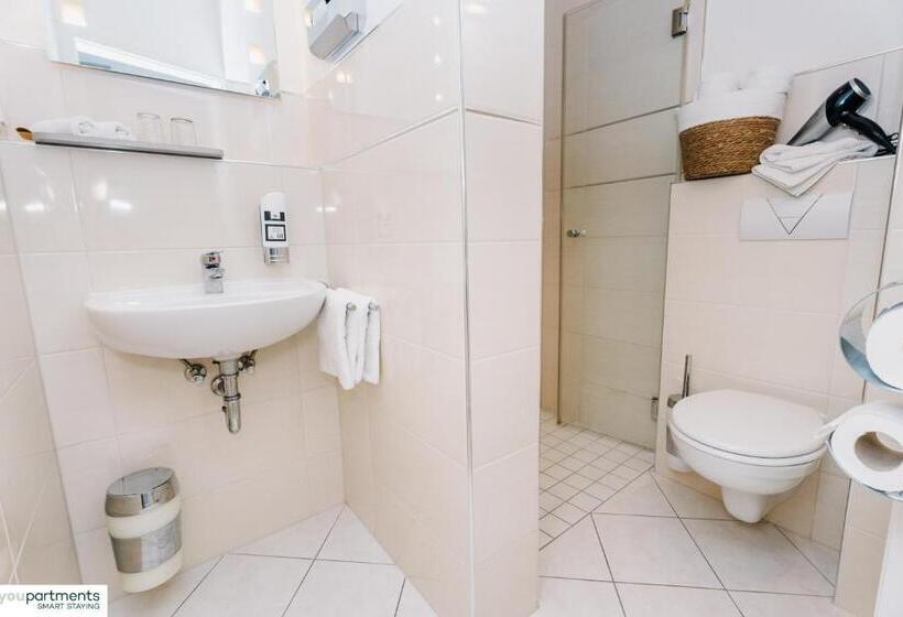 스탠다드 스튜디오 킹침대, Youpartments Zentrale Micro Apartments